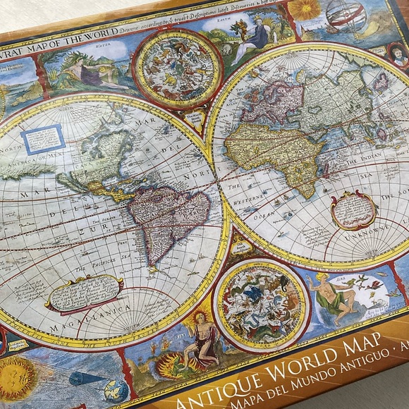 Antique World Map puzzle - Picture 2 of 5